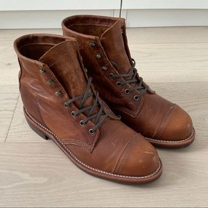 Chippewa Homestead Smith Boots Brown Leather 10 44